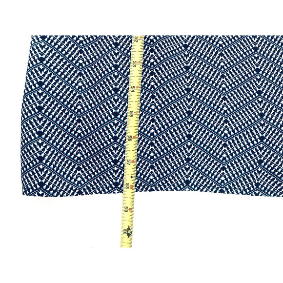 Lucky Brand | Women's Blue Sleeveless A-Line Maxi Chevron Dress Size XL - Picture 13 of 15